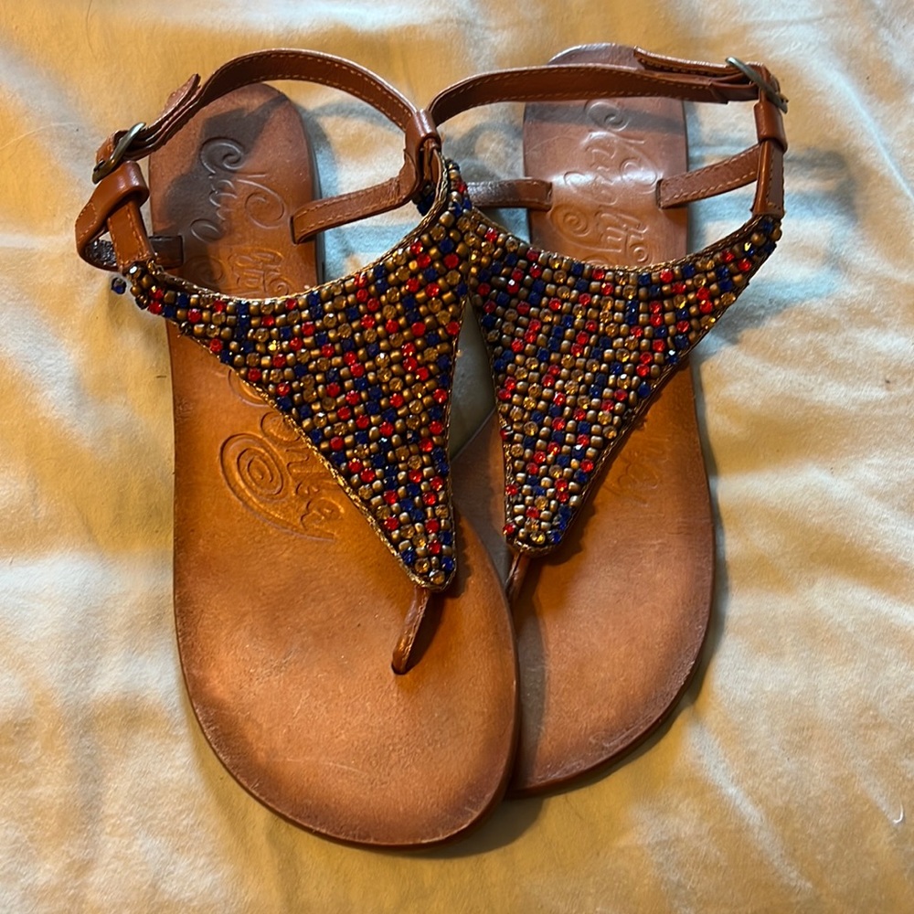 Naught Monkey Sandals Size 7.5